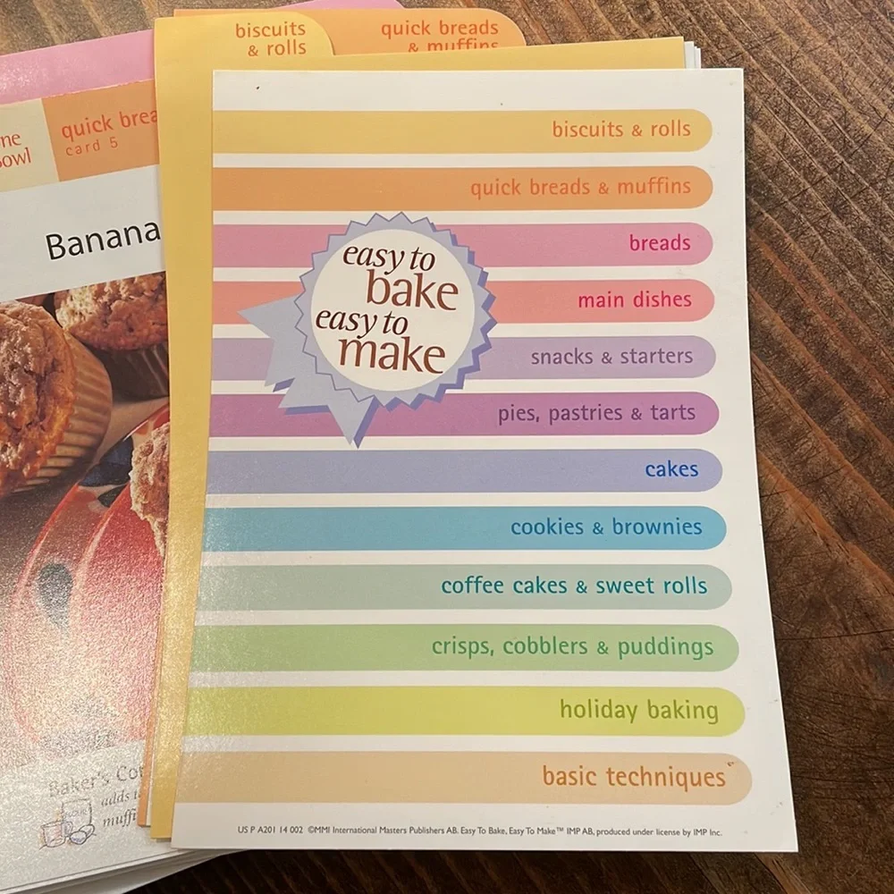 🌟Host Pick🌟Easy To Bake, Easy To Make Recipe Cards